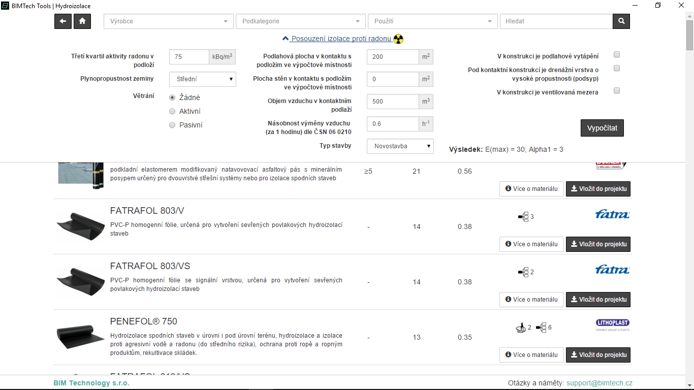 Stavební materiály